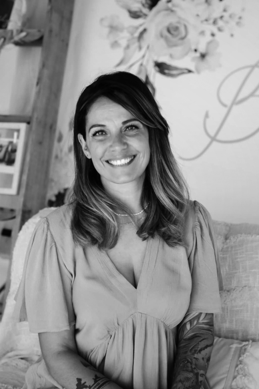 Stéphanie Azémard photographe et vidéaste maternité Montpellier souriante
